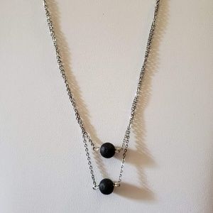 Lava stone necklace